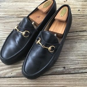 Vintage Gucci Black Gucci Loafers Size 11